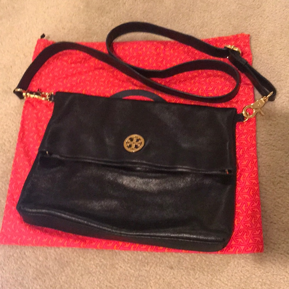 Tory Burch Dena Messenger Foldover Bag